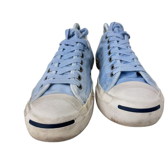 Converse Jack Purcell OX Tenisi Shoes Unisex Size 10M/11.5W Blue Cap Toe 142680C - Picture 4 of 10